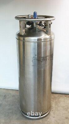 Chart MVE 160 Liter Stainless LN2 Cylinder Cryogenic Dewar Liquid Nitrogen Tank
