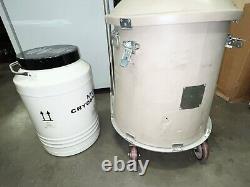 Chart MVE Cryoshipper Liquid Nitrogen Storage Dewar Tank Rack CART