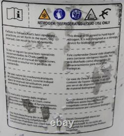 Chart MVE Lab 10, Cryogenic Dewar Liquid Nitrogen Storage Tank
