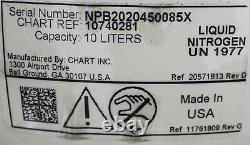 Chart MVE Lab 10 Cryogenic Dewar Liquid Nitrogen Storage Tank (3375763)