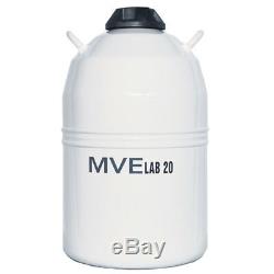 Chart MVE Lab 20 Liquid Nitrogen Cryogenic Storage Dewar Flask, 20 liter