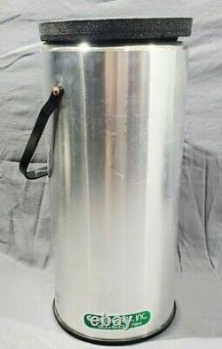 Chemglass CG-1595-05 4300mL Liquid Nitrogen Glass Aluminum Dewar with Handle