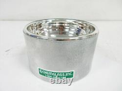 Chemglass Cg-1590 Low Form Glass Dewar Flask Hemispherical For Liquid Nitrogen