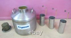 Cryenco Biostat Container 3000 Liquid Nitrogen Semen Dewar Vessel Cryo Tank