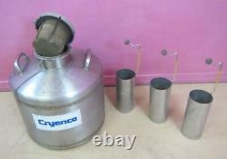 Cryenco Biostat Container 3000 Liquid Nitrogen Semen Dewar Vessel Cryo Tank