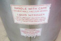 Cryenco Biostat Container 3000 Liquid Nitrogen Semen Dewar Vessel Cryo Tank