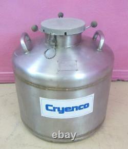 Cryenco Biostat Container 3000 Liquid Nitrogen Semen Dewar Vessel Cryo Tank