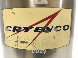 Cryenco UN 1977 Refrigerated Liquid Nitrogen Dewar Tank