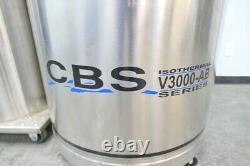 Cryo Biosystems V3000 Liquid Nitrogen Dewar with Warranty SEE VIDEO