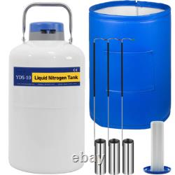 Cryo Dewar YDS-10L Artificial Insemination Semen Storage Cryogenic Nitrogen Tank