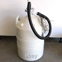 Cryo Diffusion L-2025 25l Aluminum Dewar Liquid Nitrogen Tank