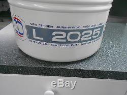 Cryo Diffusion L-2025 25l Aluminum Dewar Liquid Nitrogen Transport/storage Tank