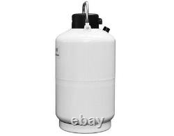 Cryo Liquid Nitrogen Storage Containers 10 Liter LN2 Dewar Tank With 6 Canisters