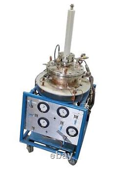 Cryofab CF-1536-F Liquid Nitrogen/Argon Cryogenic Dewar Flask 89L & Wheeled Cart