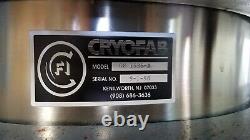 Cryofab CF-1536-F Liquid Nitrogen/Argon Cryogenic Dewar Flask 89L & Wheeled Cart