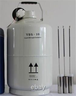 Cryogenic Container Brand New Liquid Nitrogen Dewar Tank 10L xg