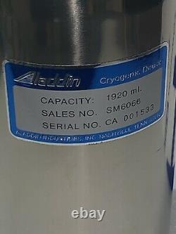 Cryogenic Liquide Nitrogen Container Dewar Liquide Air 1920 Ml. Brand New