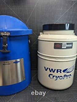 Cryogenic Shipping Case Dewar Taylor liquid nitrogen semen tank breeding embryo