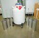 Cryosafe Liquid Nitrogen Storage Dewar Tank & 6 Cylinder Racks