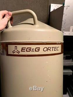 Eg&g Ortec 30l Liquid Nitrogen Dewar Tank Spectrometer (bottle Only)