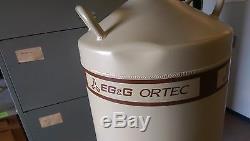 Eg&g Ortec Liquid Nitrogen Dewar Tank Spectrometer