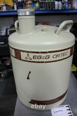 Eg&g Ortec Liquid Nitrogen Tank Ln2 Dewar 30 Liter