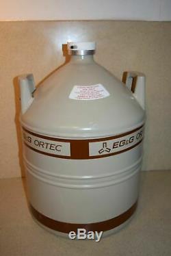 ^^ Eg&g Ortec Liquid Nitrogen Tank Ln2 Dewar 30 Liter (#w4)