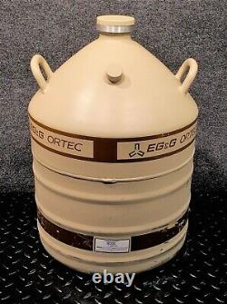 Eg&g Ortec / Mve Al-30 Liquid Nitrogen Cryogenics Dewar