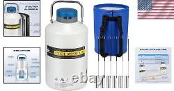 High-Strength 6L Cryogenic Container with Aluminum Tank & Specimen Canisters