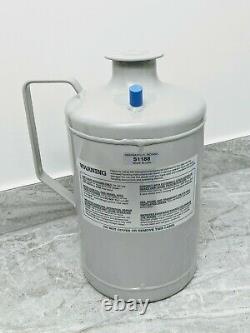 International Cryogenics LN Liquid Nitrogen Dewar Tank IC-5D 5 Liter Capacity