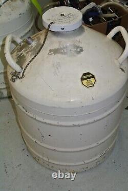 Large 30 gal. Liquid Nitrogen Dewar Freezer for parts/repair