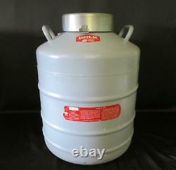 Linde Super 30 Liquid Nitrogen Dewar with 3 Canisters