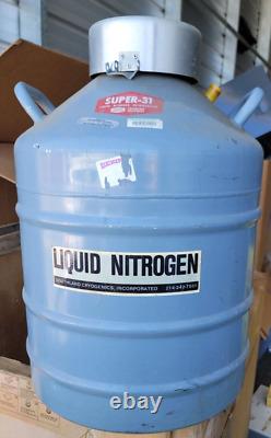 Linde Super 31 Liquid Nitrogen Dewar cryogenic tank vessel