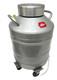 Linde Union Carbide Lr-30-10 30l Cryogenic Dewar With 5 Holding Cells & Dolly