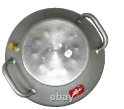 Linde Union Carbide LR-30-10 30L Cryogenic Dewar with 5 Holding Cells & Dolly