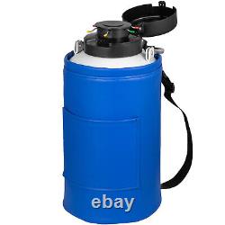 Liquid Nitrogen Container 3 L LN2 Dewar Cryogenic Flask Semen Tank 6 Pcs Pails