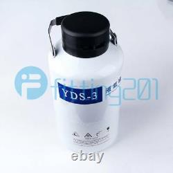 Liquid Nitrogen Container 3L YDS-3 LN2 Dewar Cryogenic Flask 3 Pcs Pails