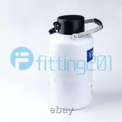 Liquid Nitrogen Container 3L YDS-3 LN2 Dewar Cryogenic Flask 3 Pcs Pails