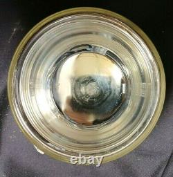 Liquid Nitrogen Lab DEWAR Mirrored Glass Pyrex England 5 OD x 3 3/4 tall