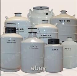 Liquid Nitrogen Static Cryogenic Container LN2 Dewar LN2 Storage Tank New 20L tb