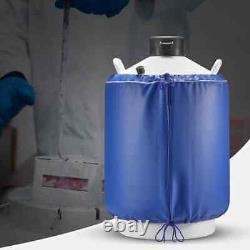 Liquid Nitrogen Tank 30 L Aluminum Alloy LN2 Container Dewar 6 Canisters