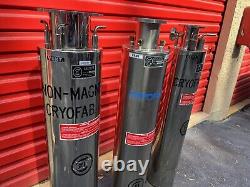 Lot 3 Cryofab CSM Series Liquid Nitrogen Dewar Cryogenic Containers