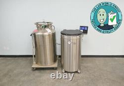 MVE Cryogenics Liquid Nitrogen Dewar 510 with Warranty SEE VIDEO