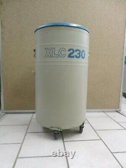 MVE Cryogenics Liquid Nitrogen Dewar Model XLC 230 Double Walled Vacuum Vessel