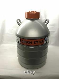 MVE Cryogenics Orion ET-22 Liquid Nitrogen Dewar Vacuum Vessel Cryo Tank