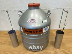 MVE Cryogenics Orion ET-39 Liquid Nitrogen Dewar Vacuum Vessel Cryo Tank