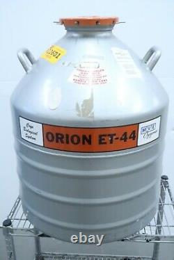MVE Cryogenics Orion ET-44 Liquid Nitrogen Dewar Vacuum Vessel Cryo Tank