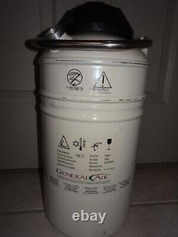 MVE Lab 5 Liquid Cryogenic 5L Capacity Nitrogen Dewar Mobile Working