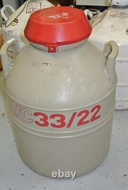 MVE Liquid Nitrogen Dewar Freezer XC33/22 for parts/repair