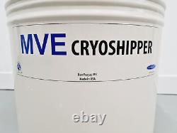 MVE Model CryoShipper 8.5 ltr Liquid Nitrogen Dewar Lab